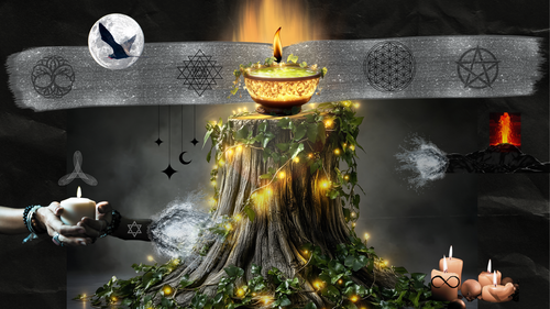 Alchemy of Resistance, This image was inspired by the poem I uploaded to the lyrics library under the same title. it explores a visual idea on the age old practice of alchemy as a form of transforming the brutal chaos in the world through kindness.